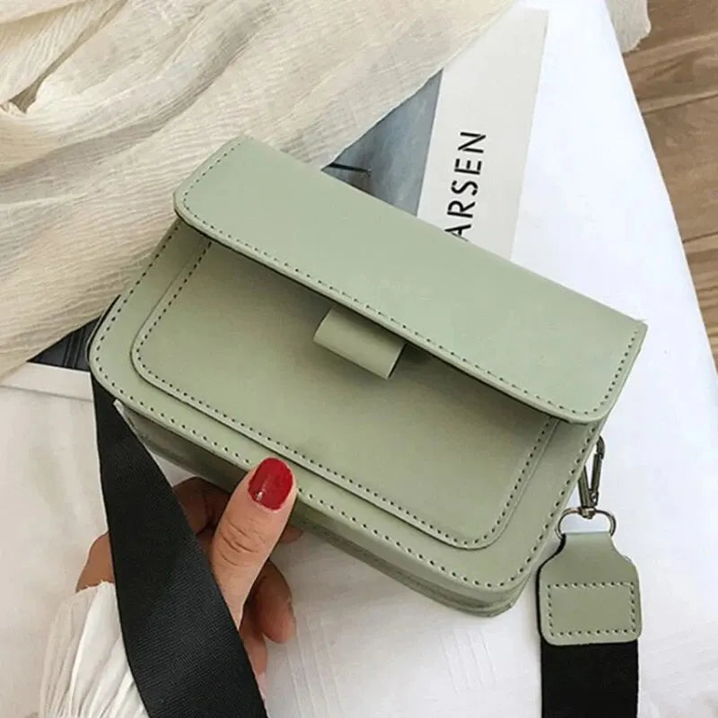 Classic Designer Leather Crossbody Bag for Women Travel Handle Handbag Fashion Shoulder Messenger Bag Ladies Small Flap Bag